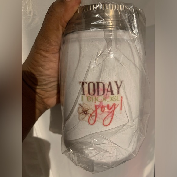 Sublimation Tumbler w/Straw (Today I Choose Joy) - Picture 4 of 4